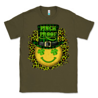 Army Green st. patricks day pinch proof lucky face Classic Tee - RanaPortraitStore
