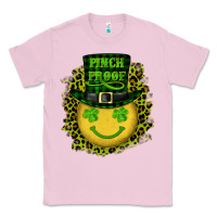 Bubblegum Pink st. patricks day pinch proof lucky face Classic Tee - RanaPortraitStore
