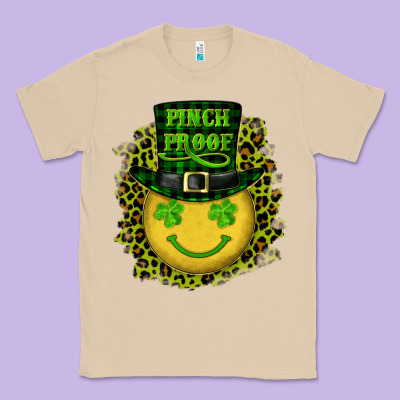 St. Patricks Day Pinch Proof Lucky Face Classic Tee Designed By Ranaportraitstore