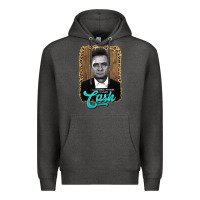 Charcoal Heather johnny cash Premium Hoodie - AdoDesignShop