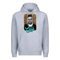 Heather Grey johnny cash Premium Hoodie - AdoDesignShop