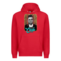 Red johnny cash Premium Hoodie - AdoDesignShop