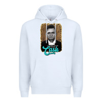 White johnny cash Premium Hoodie - AdoDesignShop