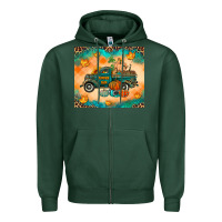 Sports Green Pumpkin farm Zipper Hoodie - RanaPortraitStore