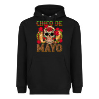 Black Cinco de Mayo Heavyweight Hoodie - texasbilliewilder