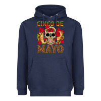 Navy Cinco de Mayo Heavyweight Hoodie - texasbilliewilder