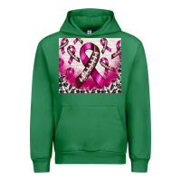 Emerald breast cancer american football ribbon Urban Hoodie - NancyCooperArtShop