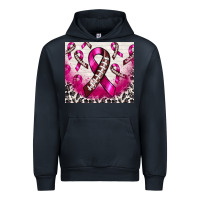 Navy breast cancer american football ribbon Urban Hoodie - NancyCooperArtShop