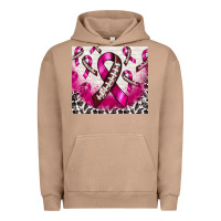 Pigment Burro breast cancer american football ribbon Urban Hoodie - NancyCooperArtShop