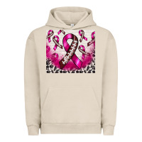 Pigment French Oak breast cancer american football ribbon Urban Hoodie - NancyCooperArtShop