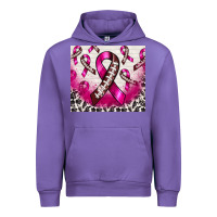 Tulip breast cancer american football ribbon Urban Hoodie - NancyCooperArtShop