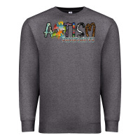 Charcoal Heather autism awareness Premium Sweatshirt - SublimationCraftShop