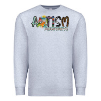 Heather Grey autism awareness Premium Sweatshirt - SublimationCraftShop