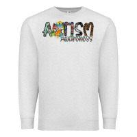 Oatmeal Heather autism awareness Premium Sweatshirt - SublimationCraftShop