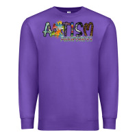 Purple autism awareness Premium Sweatshirt - SublimationCraftShop