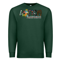 Sports Green autism awareness Premium Sweatshirt - SublimationCraftShop