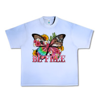 Grape Ice be free with butterfly and cactus flowers Urban Heavy Tee - Artiststas