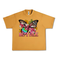 Peanut Butter be free with butterfly and cactus flowers Urban Heavy Tee - Artiststas