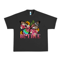 Pigment Black be free with butterfly and cactus flowers Urban Heavy Tee - Artiststas