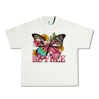 Pistachio be free with butterfly and cactus flowers Urban Heavy Tee - Artiststas
