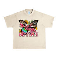 Sandshell be free with butterfly and cactus flowers Urban Heavy Tee - Artiststas
