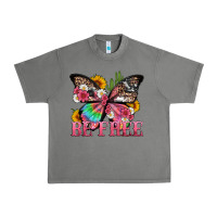 Tornado be free with butterfly and cactus flowers Urban Heavy Tee - Artiststas