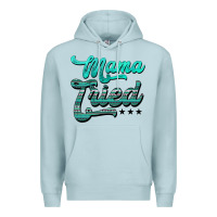 Blue Mist mama tried aztec turquoise Premium Hoodie - AdoDesignShop