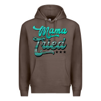 Coffee mama tried aztec turquoise Premium Hoodie - AdoDesignShop