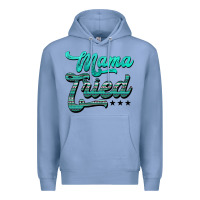 Colony Blue mama tried aztec turquoise Premium Hoodie - AdoDesignShop
