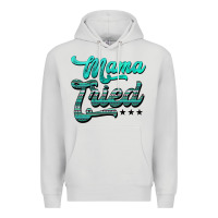 Dove Grey mama tried aztec turquoise Premium Hoodie - AdoDesignShop