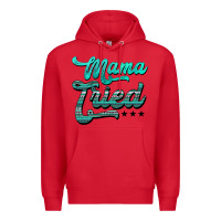 Red mama tried aztec turquoise Premium Hoodie - AdoDesignShop