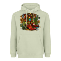 Matcha christmas cowboy boots Heavyweight Hoodie - RanaPortraitStore
