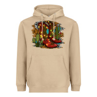 Mushroom christmas cowboy boots Heavyweight Hoodie - RanaPortraitStore