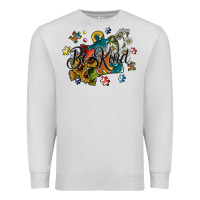 Dove Grey be kind Premium Sweatshirt - SublimationCraftShop