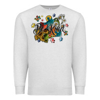 Oatmeal Heather be kind Premium Sweatshirt - SublimationCraftShop