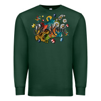 Sports Green be kind Premium Sweatshirt - SublimationCraftShop