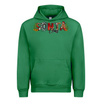 Emerald western christmas santa claus sunflowers and cactus Urban Hoodie - Jasminsmagicworld