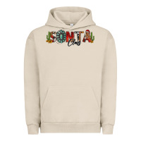 Pigment French Oak western christmas santa claus sunflowers and cactus Urban Hoodie - Jasminsmagicworld