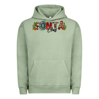 Pigment Oil Green western christmas santa claus sunflowers and cactus Urban Hoodie - Jasminsmagicworld