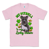 Bubblegum Pink st patricks day my pitbuli my lucky charm Classic Tee - RanaPortraitStore