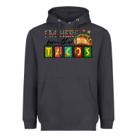 Smoke I'm Here For The Tacos Heavyweight Hoodie - texasbilliewilder