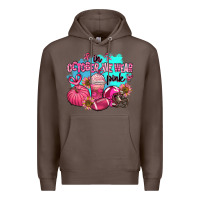 Coffee in october we wear pink american football Premium Hoodie - AdoDesignShop