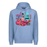 Colony Blue in october we wear pink american football Premium Hoodie - AdoDesignShop
