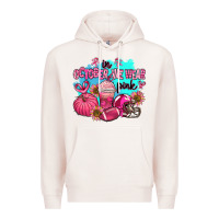 In October We Wear Pink American Football Premium Hoodie | Teevron