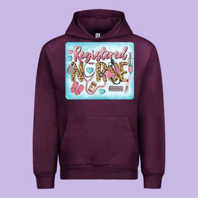 Western Registered Nurse Urban Hoodie Designed By Lillyallendesigns