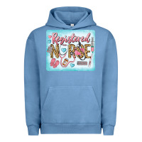 Pigment Pebble Blue Western Registered Nurse Urban Hoodie - LillyAllenDesigns