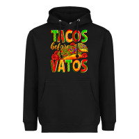 Black tacos before vatos Heavyweight Hoodie - Zillion Design Studio