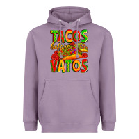 Lavender tacos before vatos Heavyweight Hoodie - Zillion Design Studio