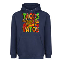 Navy tacos before vatos Heavyweight Hoodie - Zillion Design Studio
