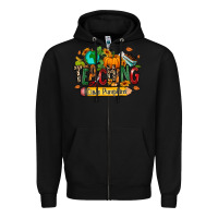 Black Teaching little pumpkins Zipper Hoodie - RanaPortraitStore
